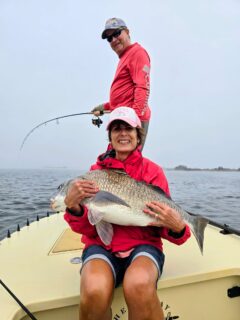 Bending a few rods with Bob and Mary. Another great day out on the Gulf!!! #discovercrystalriver #pathfinderboats #orvisendorsed #lovingflorida