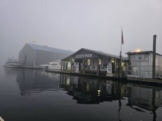 Lil foggy this morning.