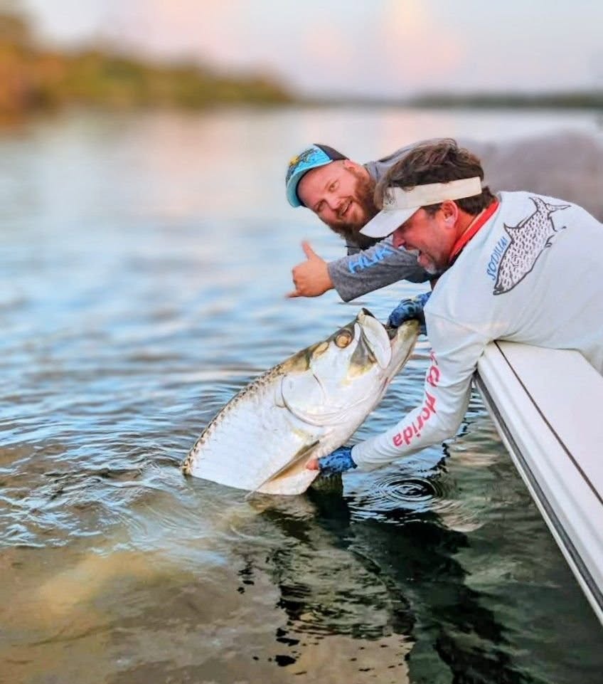 Awesome way to wrap up tarpon season 2026 for Reel Florida Fishing Charters!!!! Looking forward to the 2027 tarpon season already. #discovercrystalriver #orvisendorsed #tarponseason #tarpon #orvisflyfishing #pathfinderboats #sodiumfishinggear #saltlife